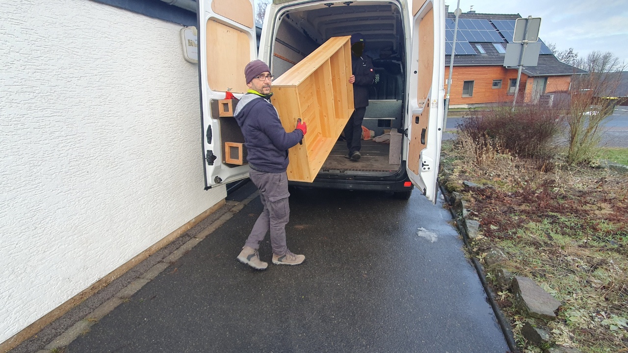 Anlieferung Scheuren